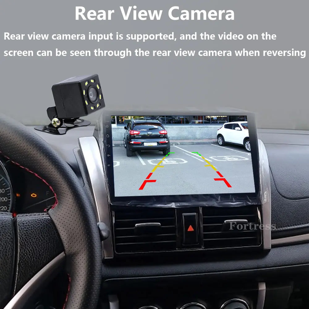 Android Car Radio Stereo GPS Navigation For Toyota Yaris Vios 2014 2015 2016 Auto Multimid