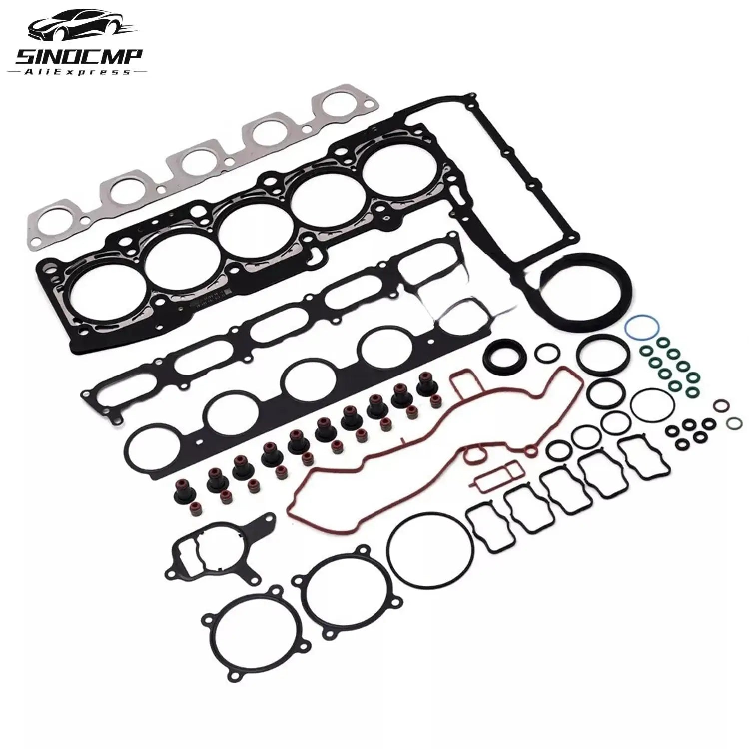 1Set Rebuild Engine Head Gasket Seals Kit 07K103383AE 07K103483C 057109675 06L109675D For