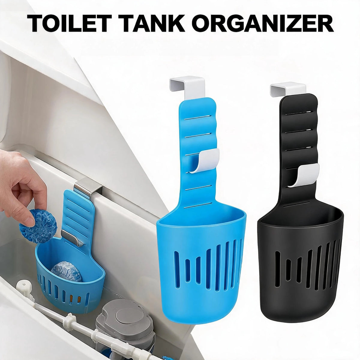 Controlled Release Bleach Tablet Dispenser Adjustable Hanging Holder Storage Basket For Bathroom - Automotive LED Light