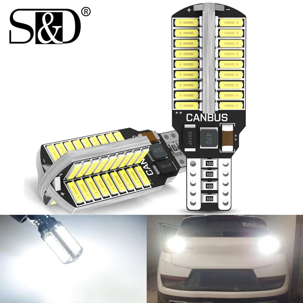 Canbus T15 W16W 921 912 T16 902 LED Bulbs 72pcs 4014SMD Super Bright 3000LM Car Reversing