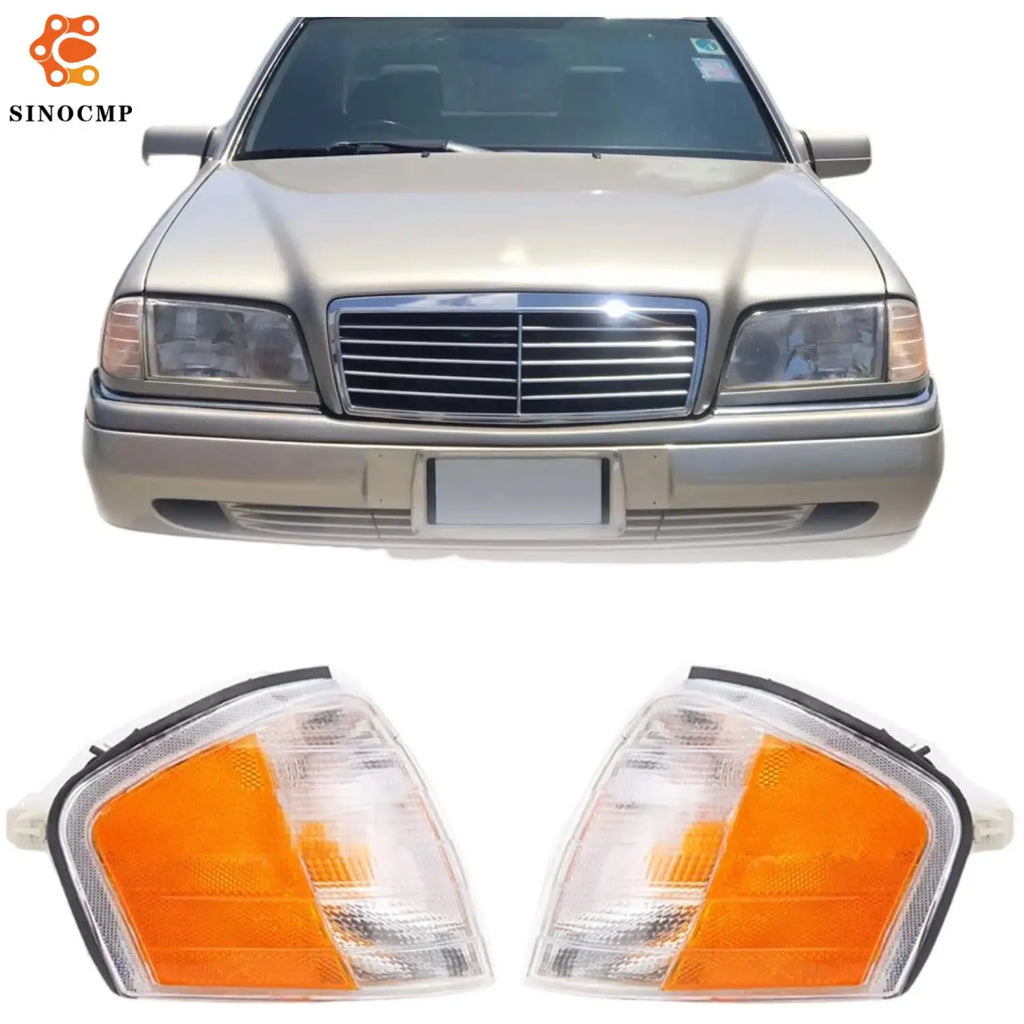 Turn Signal Corner Light Headlight Amber 2028261143 2028261243 For Mercedes Benz C Class W