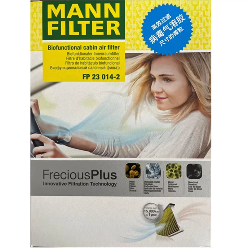 MANN FILTER FP23014-2 Cabin Air Filter Fits BMW Series 5 Series 6 GT Series 7 Series 8 X6