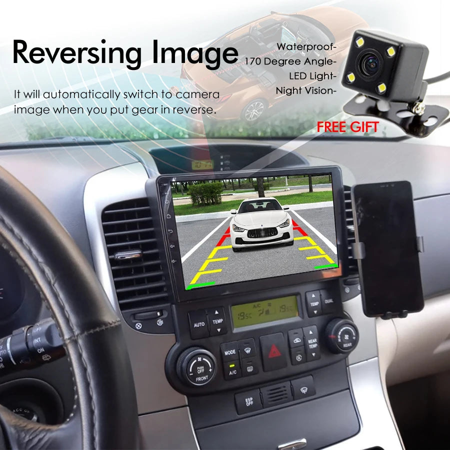 Android 13 AI Voice Car Radio 8GB+128GB GPS For KIA Grand Carnival 2007 Multimedia Video P
