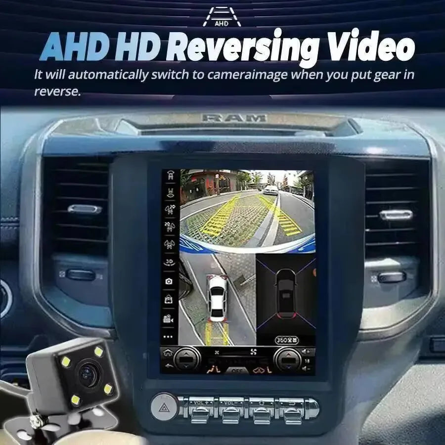 9.7" Multimedia Video Player For Dodge Ram 2019 2020 2021 Android15 Stereo 4G WiFi Autorad | AUTOKITSHOP