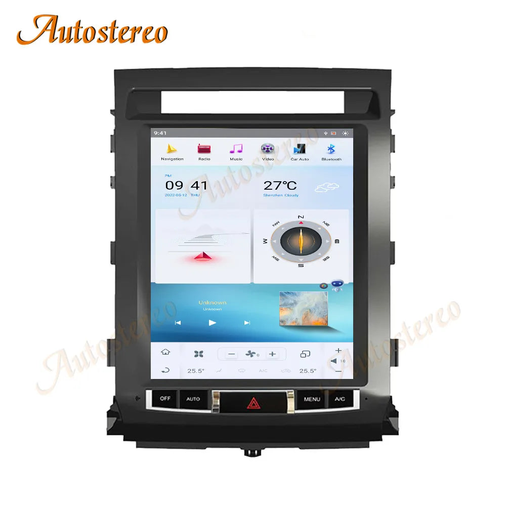 Android 13 Multimedia Player Car Navigation For For TOYOTA LAND CRUISER LC200 2008-2015 Te