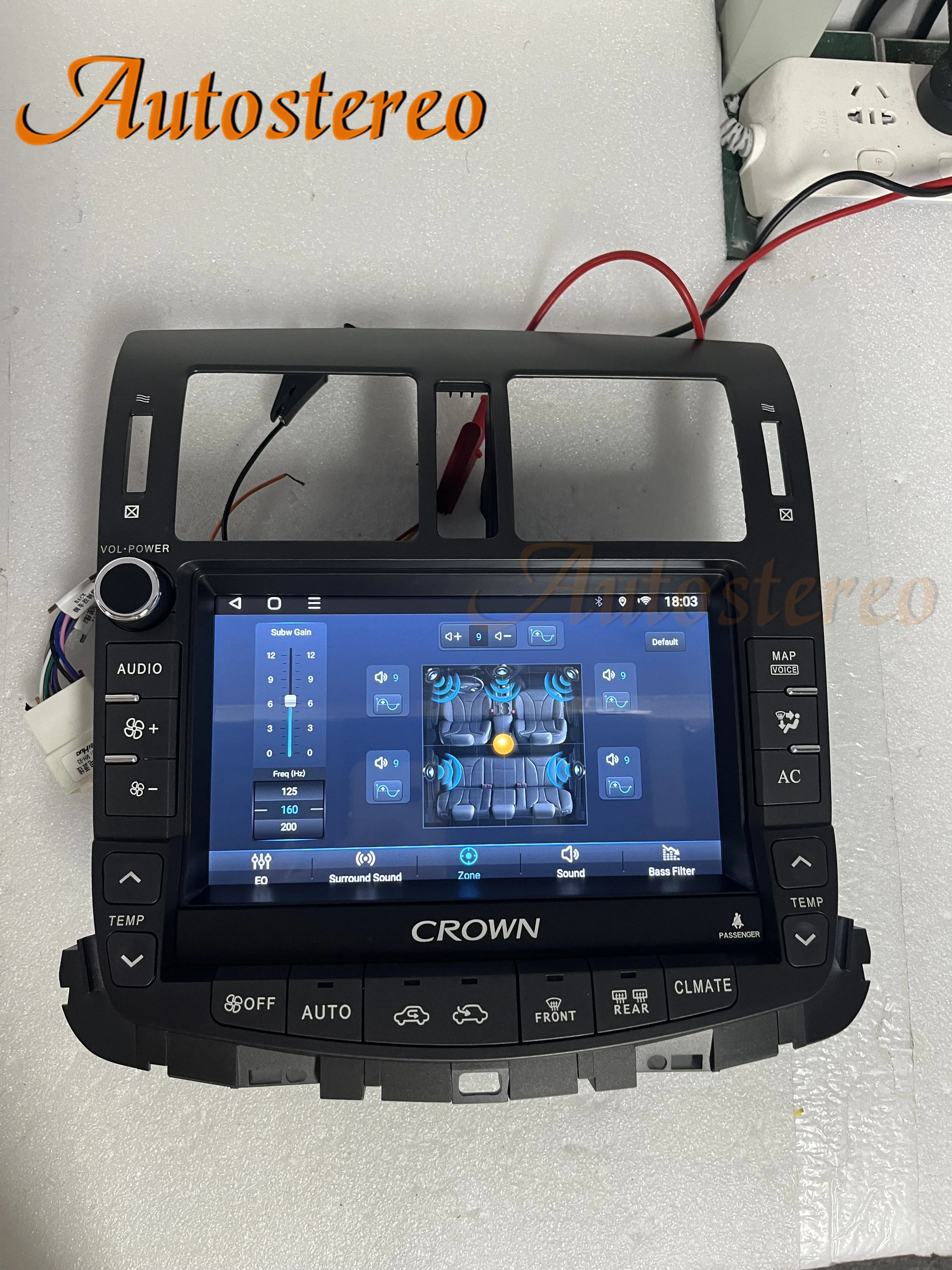 128GB Vehicle Radio Android 13 Car GPS Navigation HeadUnit For TOYOTA CROWN 13th 2009-2014