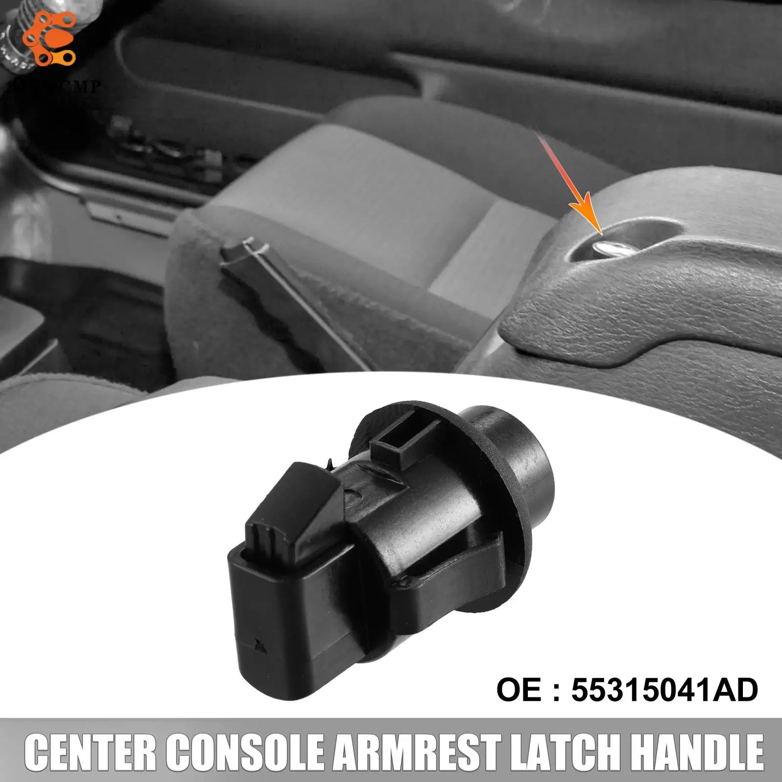 Car Center Console Armrest Latch Handle Clip 55315041AD 55315041AC For Jeep TJ Wrangler 20