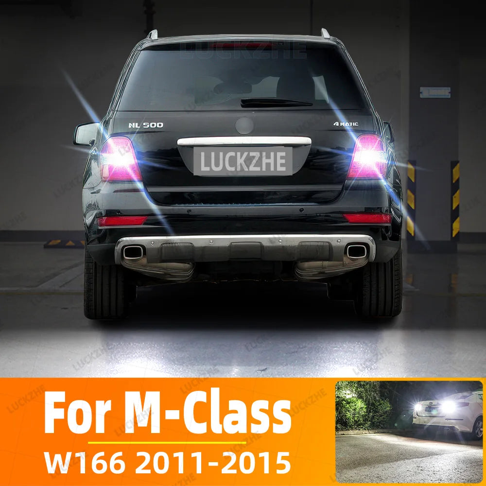 LED Interior Light Kit for Mercedes Benz M-Class W166 LED Reverse Lights Backup Bulb Car Reversing Lamp W166 - Canbus...
