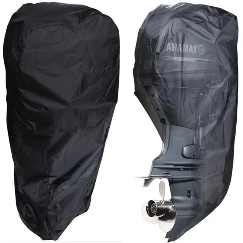 600D Boat Boat Motor Cover Waterproof UV-Proof Full Outboard Motor Cover Fade Crack Resistant He - Automotive LED Light