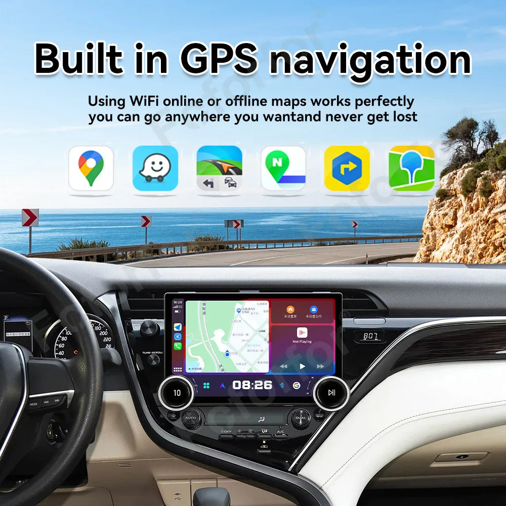 Smart HD Large Screen For Toyota Camry 2018-2020 Android 15 Car Stereo 11.5 Inch Wireless