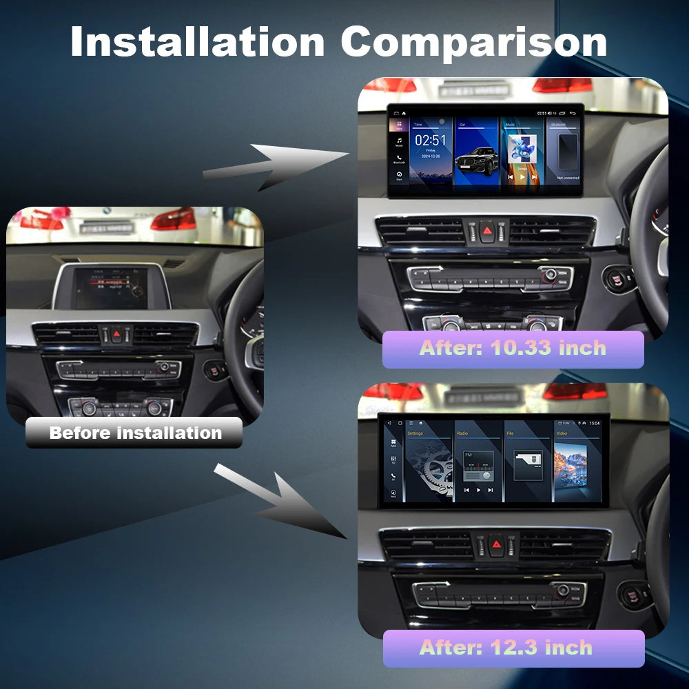 Right Hand Drvie For BMW X1 F48 NBT EVO System 2016 - 2020 Car Multimedia Radio Player And