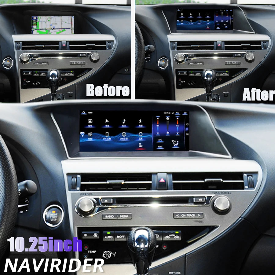 Car Multimedia Video Player For LEXUS RX270 RX350 2009 - 2012 2Din Android 15 GPS Navi AHD