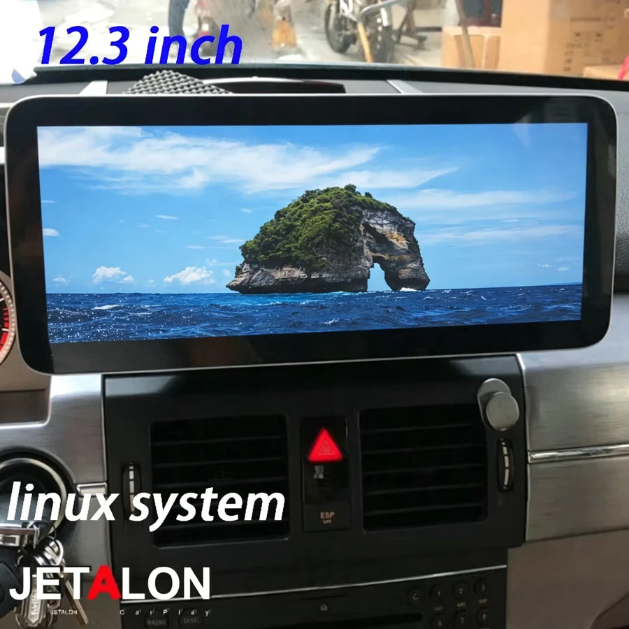 12.3 Inch Wireless Carplay Android Auto Linux System Car Stereo GPS Multimedia Player For