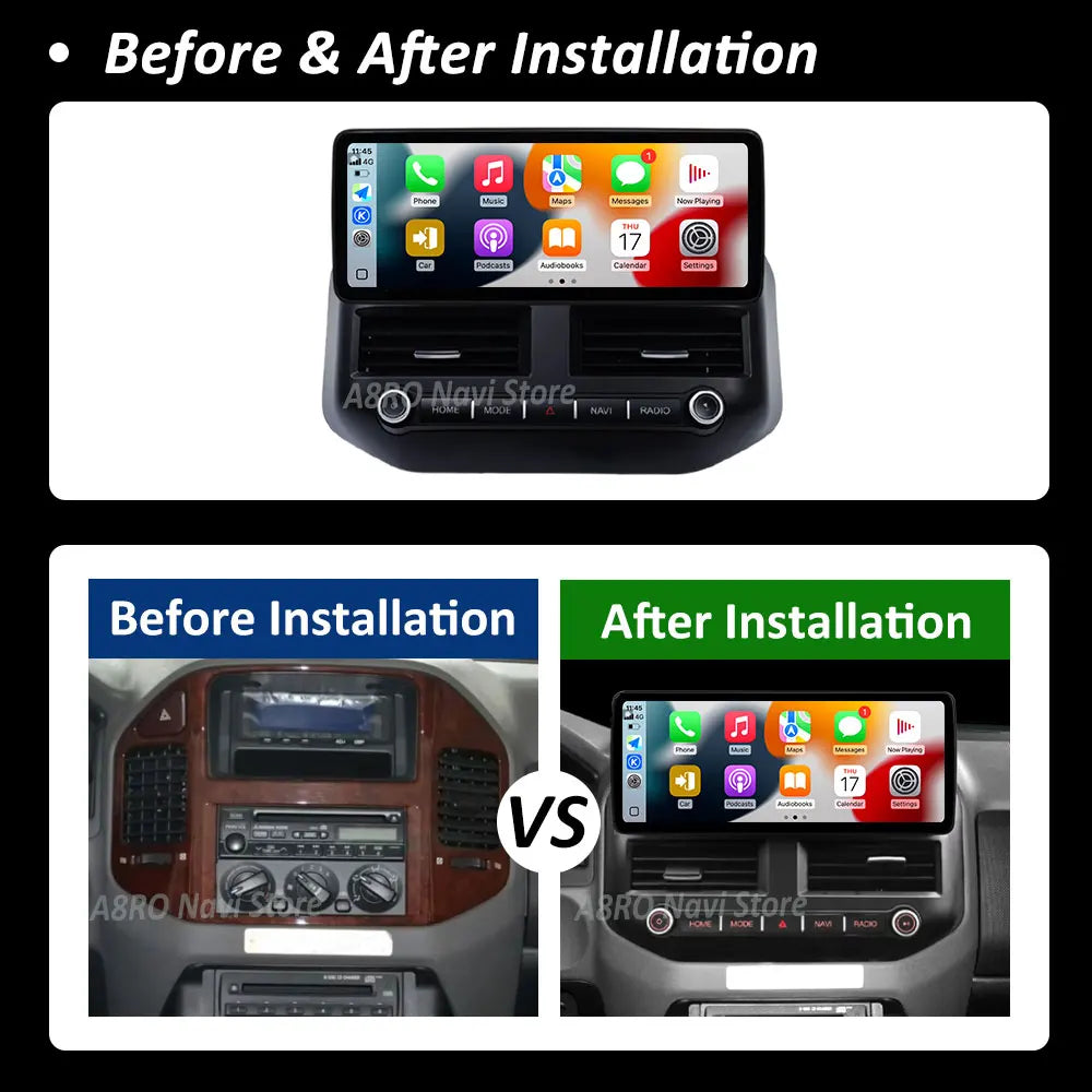 Android 16 for Mitsubishi Pajero V73 2004 2005 2006 2007 2008 - 2011 Car Multimedia Stereo | AUTOKITSHOP
