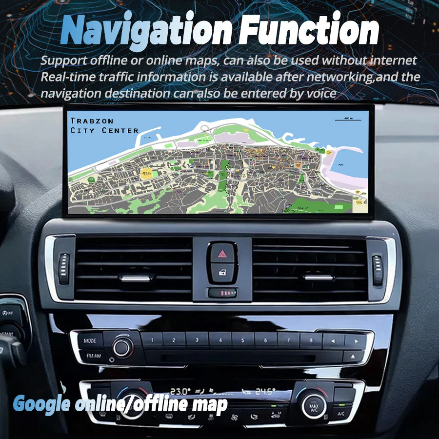 15.8" Multimedia Video Player Wireless Carplay For BMW 2 Series F22 F23 F45 F46 2013-2017
