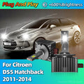 6000K LED Headlight HID Xenon Replacement Canbus Car Light For Citroen DS5 Hatchback 2011