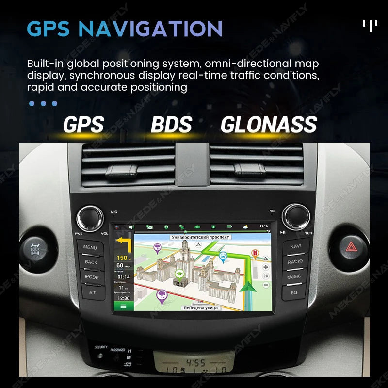 7 Inch Carplay Android Auto Car Multimedia Player for Toyota RAV4 Rav 4 2006-2012 GPS Radi | AUTOKITSHOP