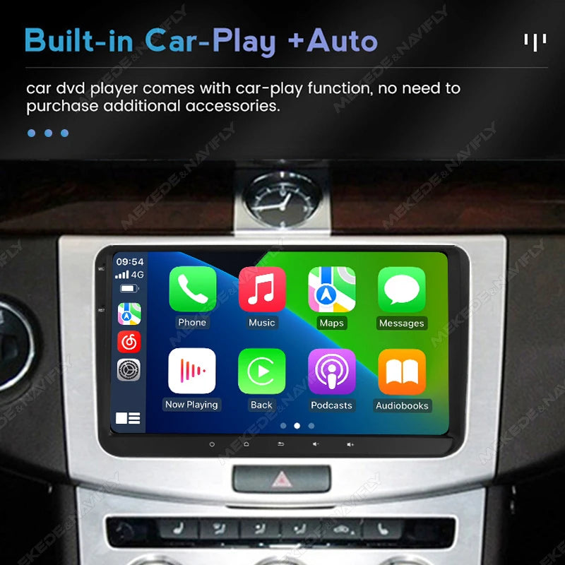 9'' Android Auto Multimedia Stereo for VW Volkswagen Skoda Octavia Golf Touran Passat B6 P | AUTOKITSHOP