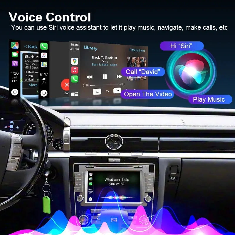 Wireless CarPlay For Volkswagen RNS510 Series/ Phaeton Smart Android Auto Mirror Link AirP