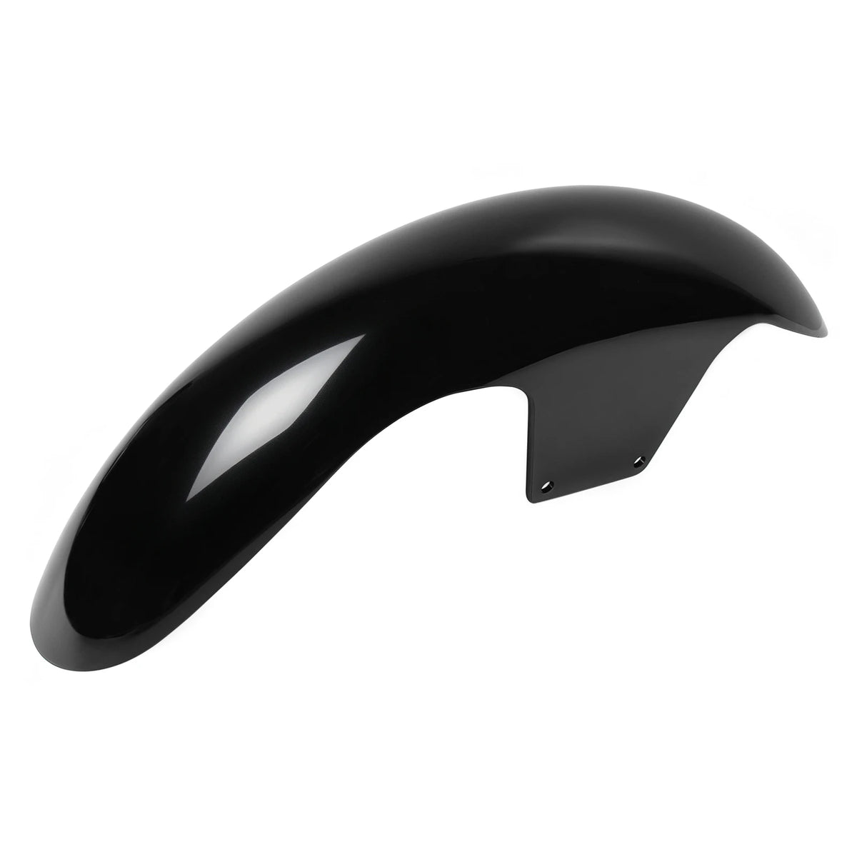 Motorcycle Gloss Black 21" Wrap Front Fender Mudguard For Harley Touring Street Road Glide Road  - Automotive LED Light
