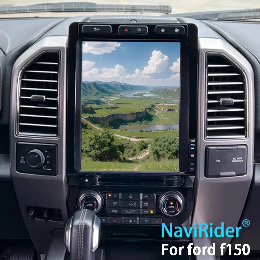 12.1Inch Car Radio Android Vertical Screen For Ford F-150 F150 2015 2021 Stereo Carplay In