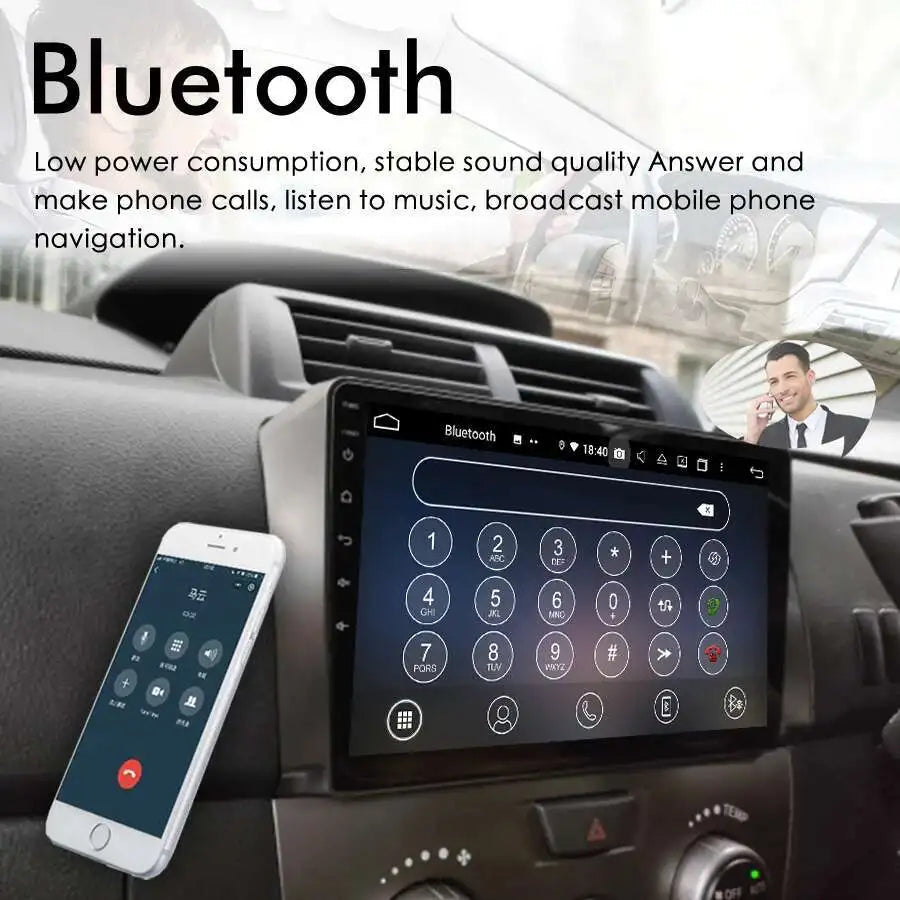 Wireless CarPlay AI Voice Android Car Radio Stereo GPS For Daihatsu Materia COO 2007 Toyot