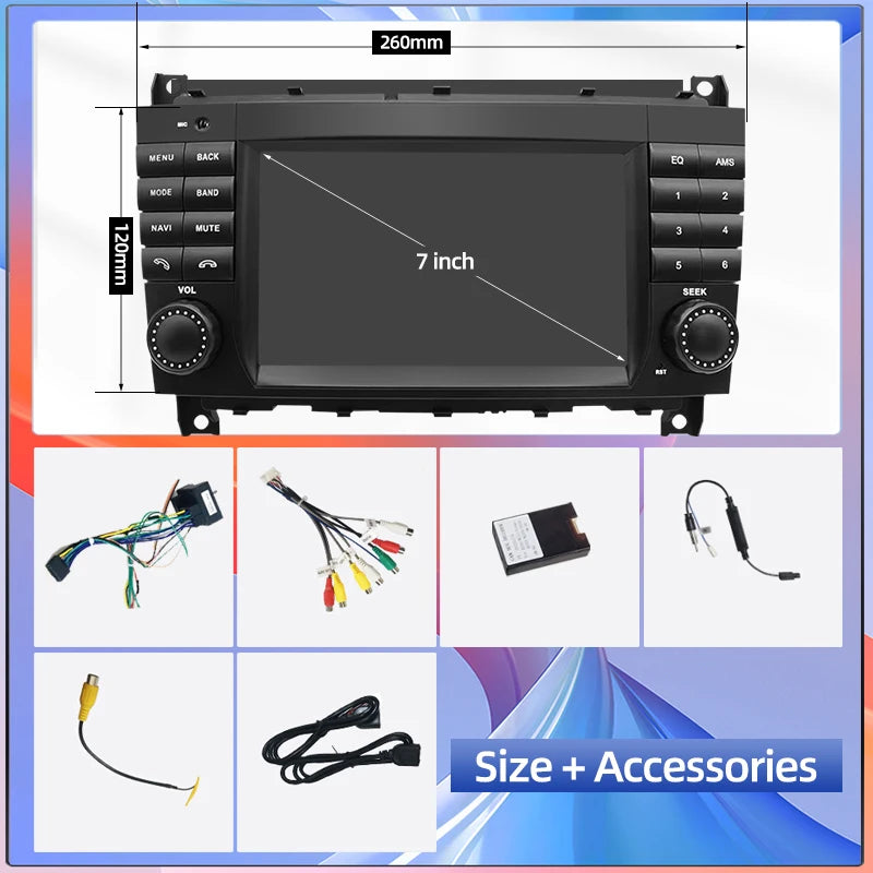 LED Interior Light Kit for Mercedes W203 - Canbus Error-Free Interior Bulbs