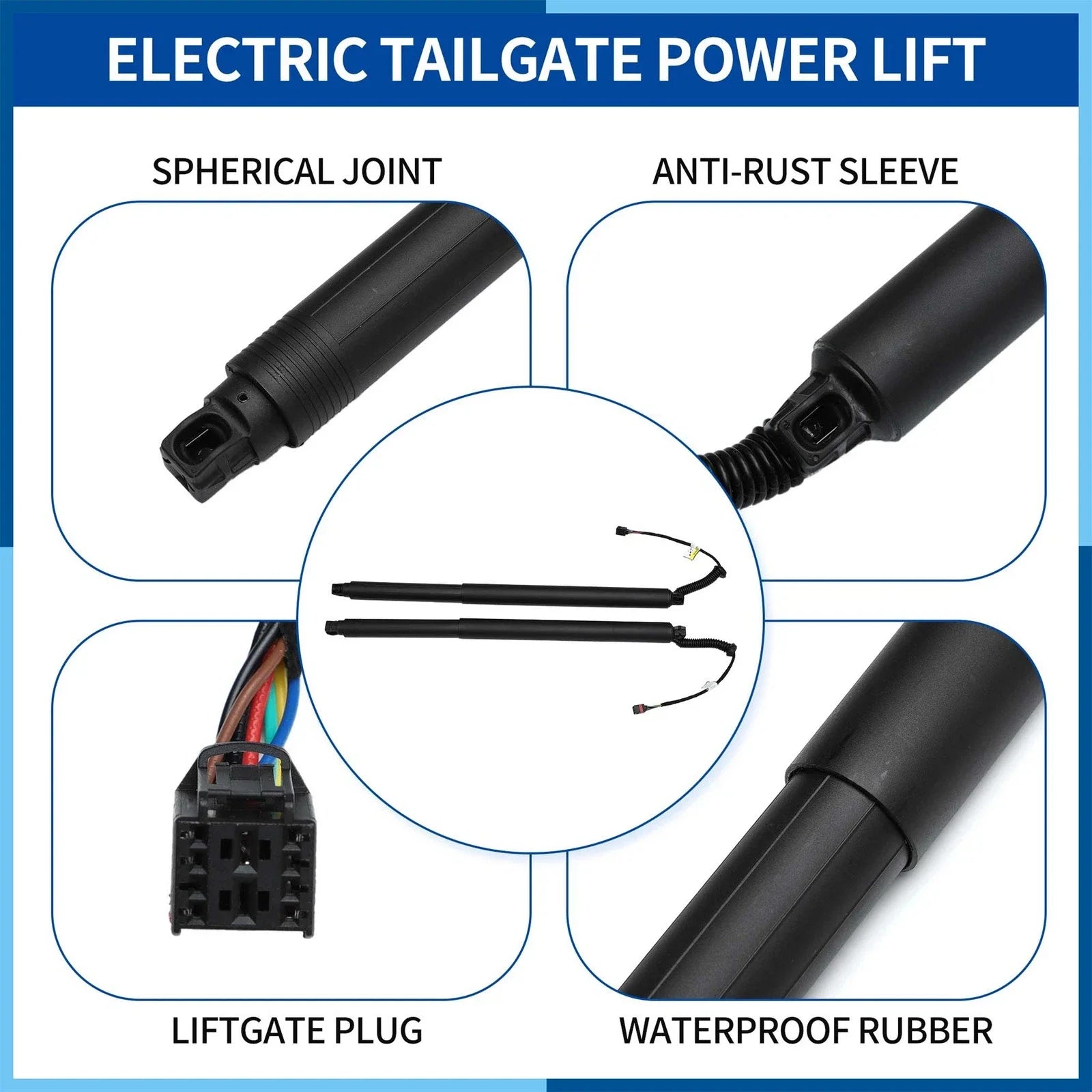 Tailgate Support Rod For 2015-2020 Z52 Nissan Murano Rear Tailgate Strut Electric Support  | AUTOKITSHOP