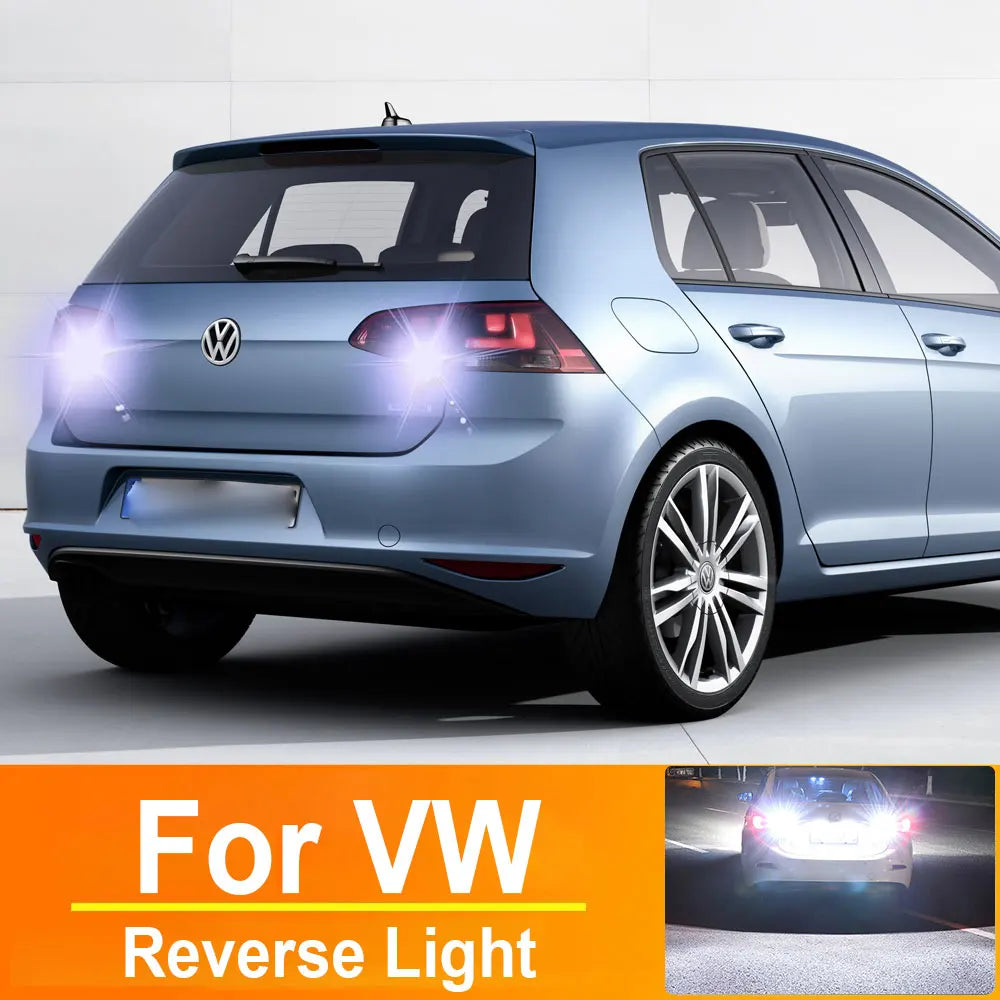 2-Piece LED Interior Light Kit for VW Golf 7 Passat Tiguan Beetle Scirocco Sharan Touareg Touran UP T15 W16W Canbus -...
