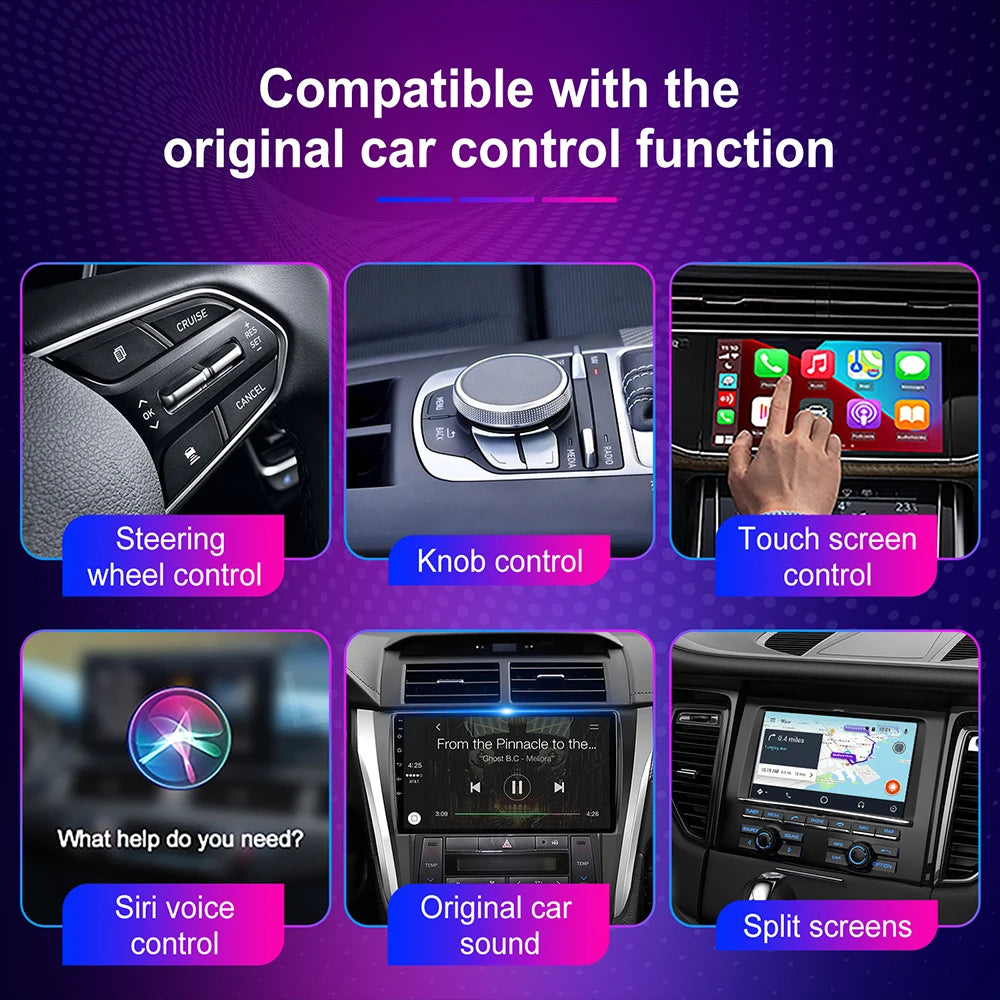 Smart Android Auto AI Box Wireless CarPlay Adapter Car Video Box Online Upgrade Auto-conne | AUTOKITSHOP