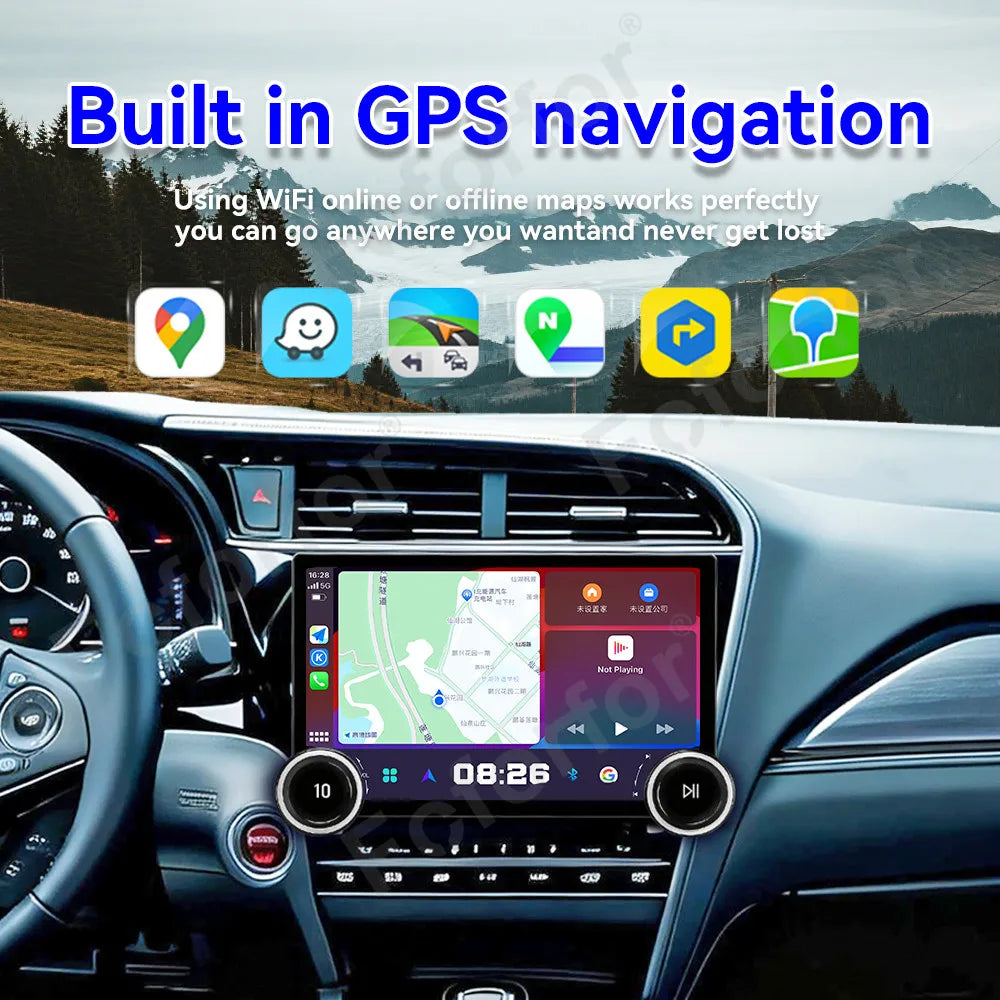 High End 11.5 Inch Large Vision HD Screen Wireless Carplay Android 15 Multimedia Car Radio