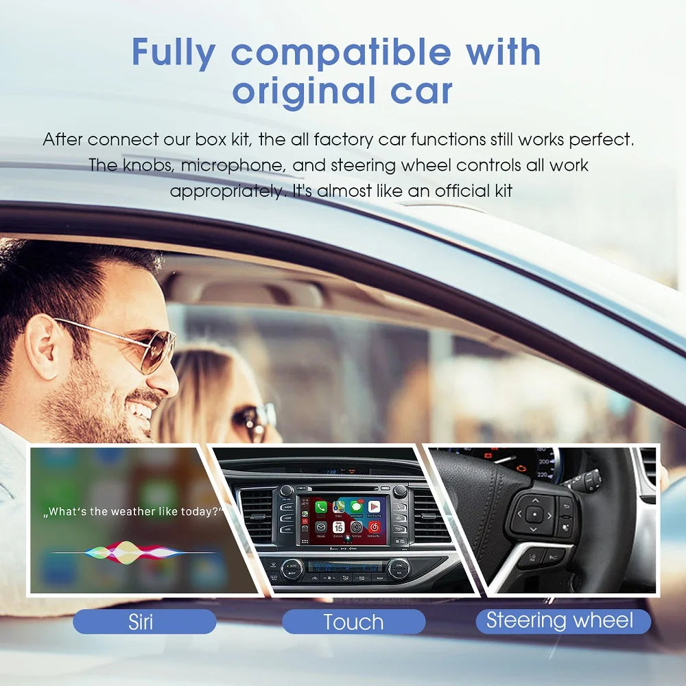 OEM Screen Upgrade Decoder Box MuItimedia Interface Wireless CarPlay Android Auto Retrofit | AUTOKITSHOP