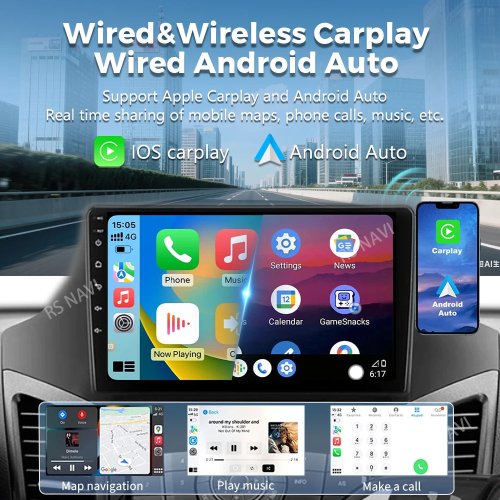 Plug and Play Android 16 For Chevrolet Orlando 2009 2010 - 2018 2K QLED Stereo Car Radio M