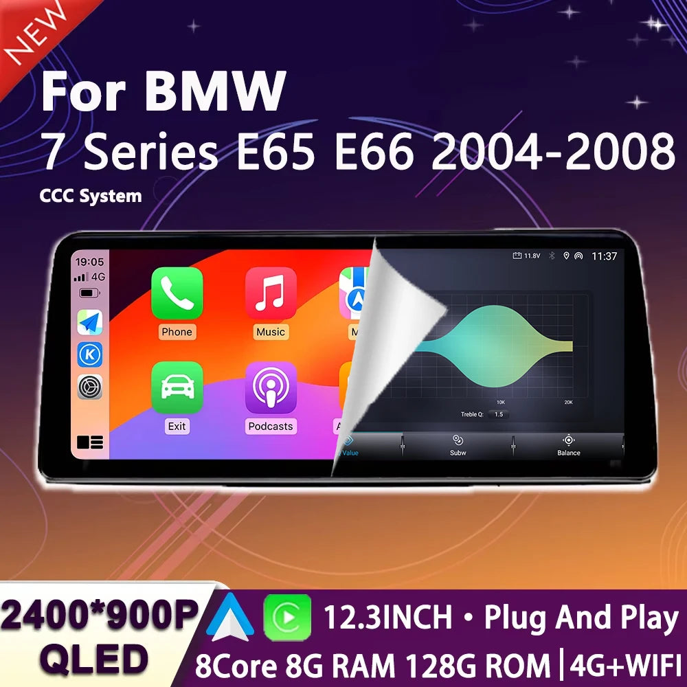 Multimedia Video Player Android 15 for BMW 7 Series E65 E66 2004 2005 - 2008 CCC System GP | AUTOKITSHOP
