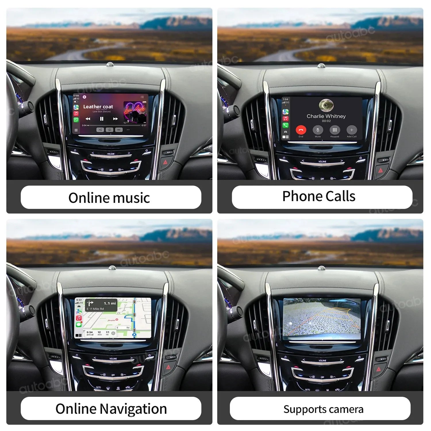 Wireless CarPlay Android Auto for Cadillac XTS,ATS,CTS,SRX 8" HMI 2.0 2.52013-2019 Support | AUTOKITSHOP