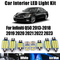 13-Piece LED Interior Light Kit for Infiniti Q50 2013- 2020 - Canbus Dome Map Door Trunk Bulbs | AUTOKITSHOP