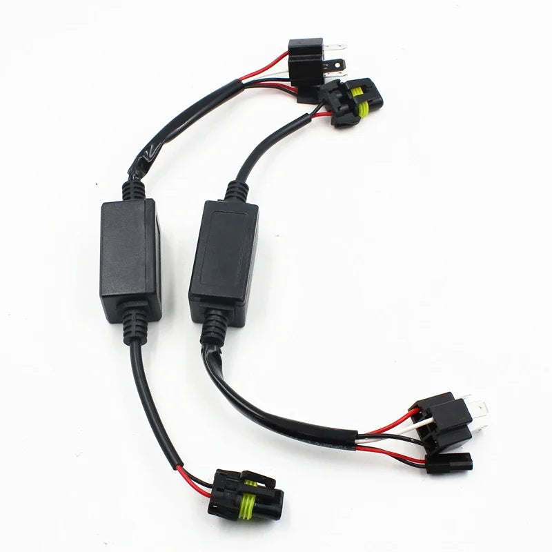 H4 HID Relay Harness HI/LO bi Xenon Wiring Wire 12v auto wire adapter socket connector for