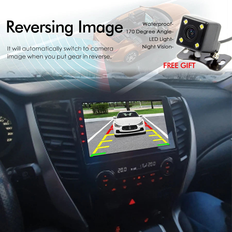 For Mitsubishi Pajero Sport 2017 Android Radio Navigation GPS Touch Screen Stereo Car Mult