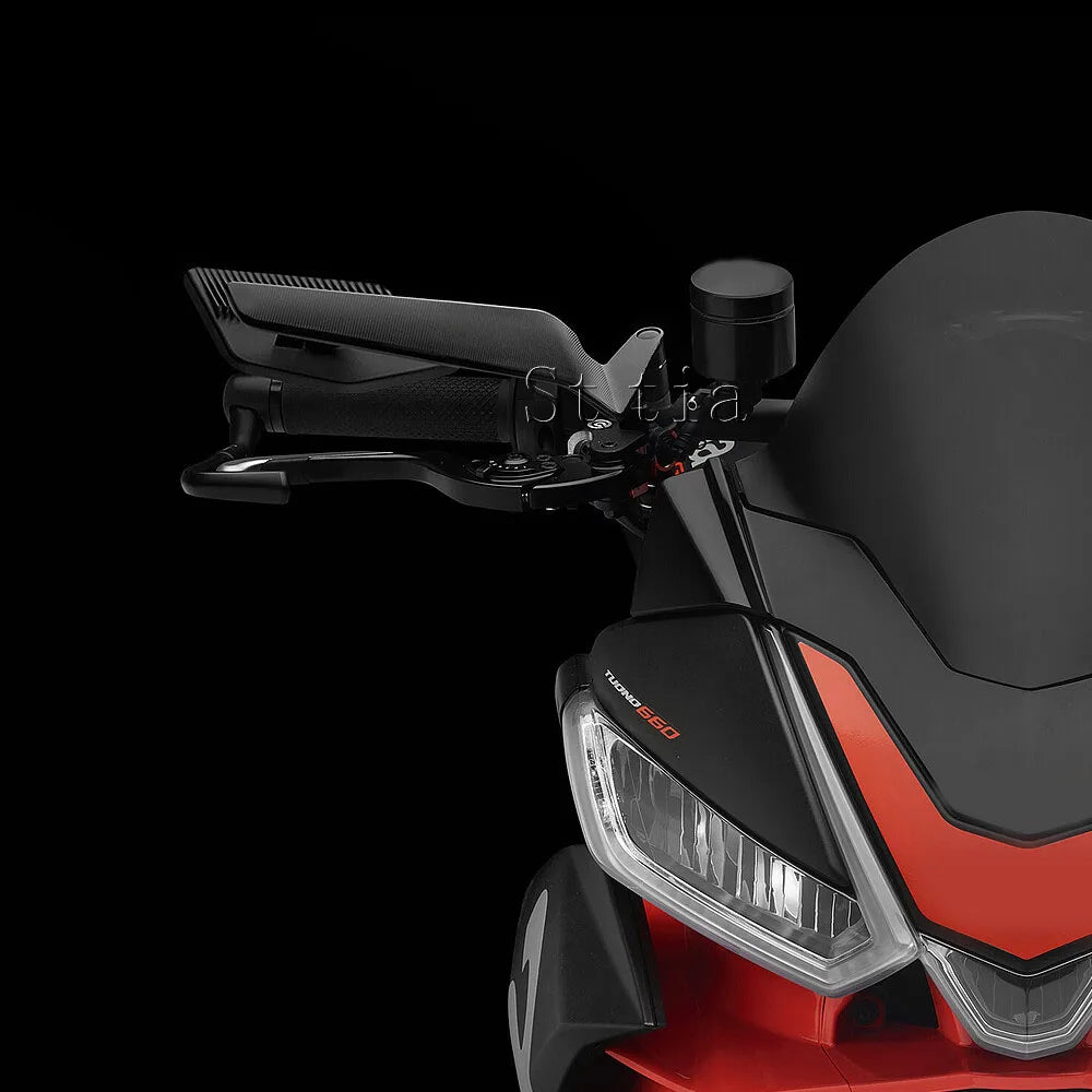Motorcycle Aluminum Rearview Mirror Wind Wing Mirrors Side View Mirrors For Tuon for V4 2024-2026 - Automotive LED Light