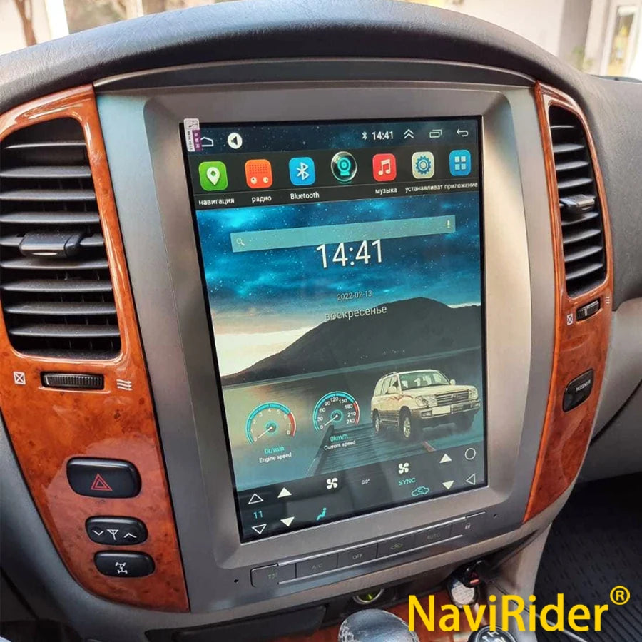 Android Screen Car Radio Player For Lexus LX470 For Toyota Land Cruiser LC100 J100 2002 GP