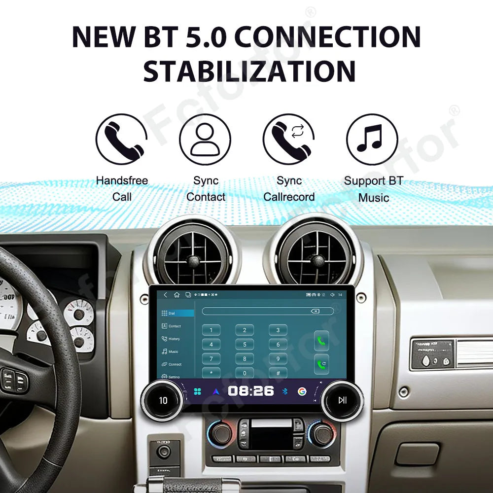 Sleek Large HD Touch Screen Android 15 11.5 Inch Wireless CarPlay GPS Navi Car Radio Stere