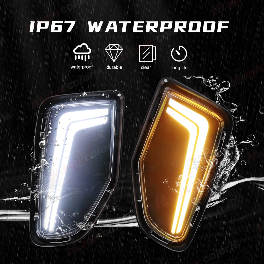 For Toyota Corolla Cross 2024 2025 Daytime Running Lights LED DRL Turn Signal Fog Lamps Fr | AUTOKITSHOP