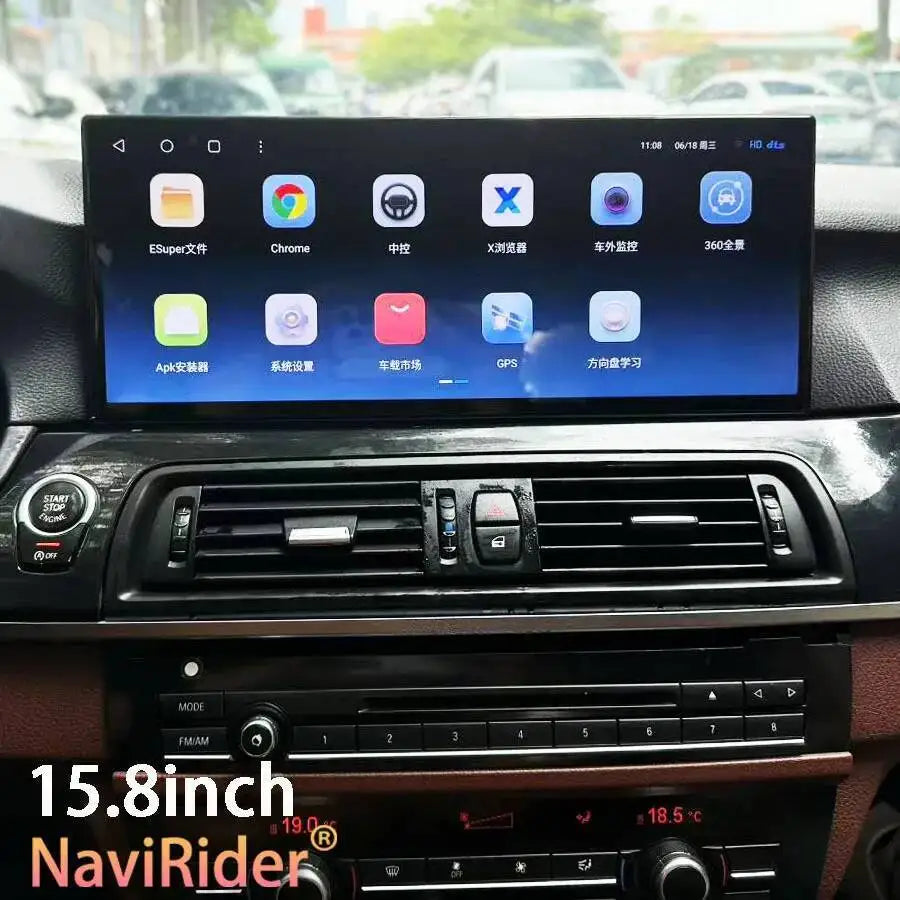 Video Player Auto CarPlay For BMW 3 5 7 Series X1 X3 X5 Z4 CCC CIC NBT EVO GPS 15.8Inch Ca