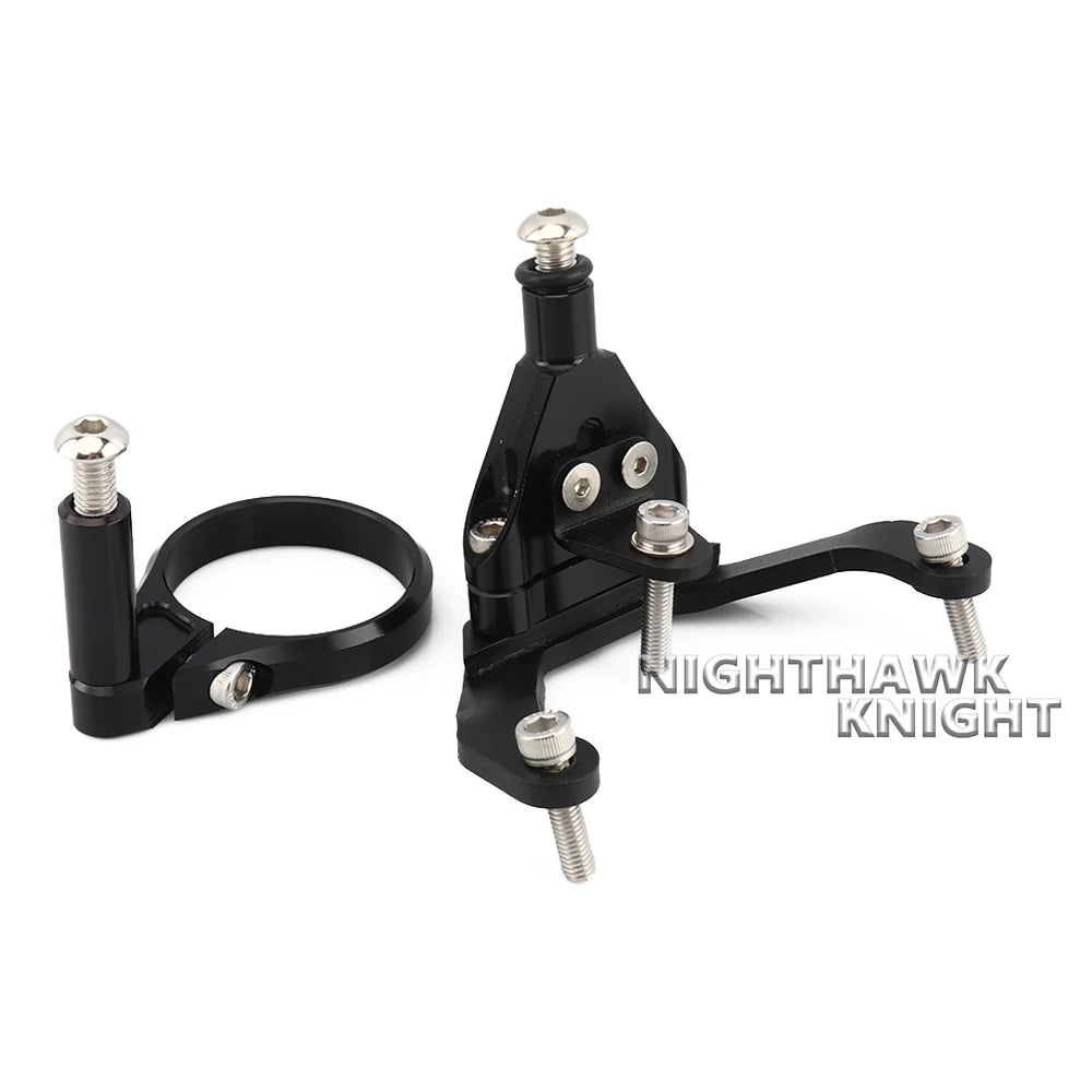 R9 Steering Damper Motorcycle CNC Stabilize Dampers Bracket Mounting Damping Kit For Yamaha YZF- - Automotive LED Light