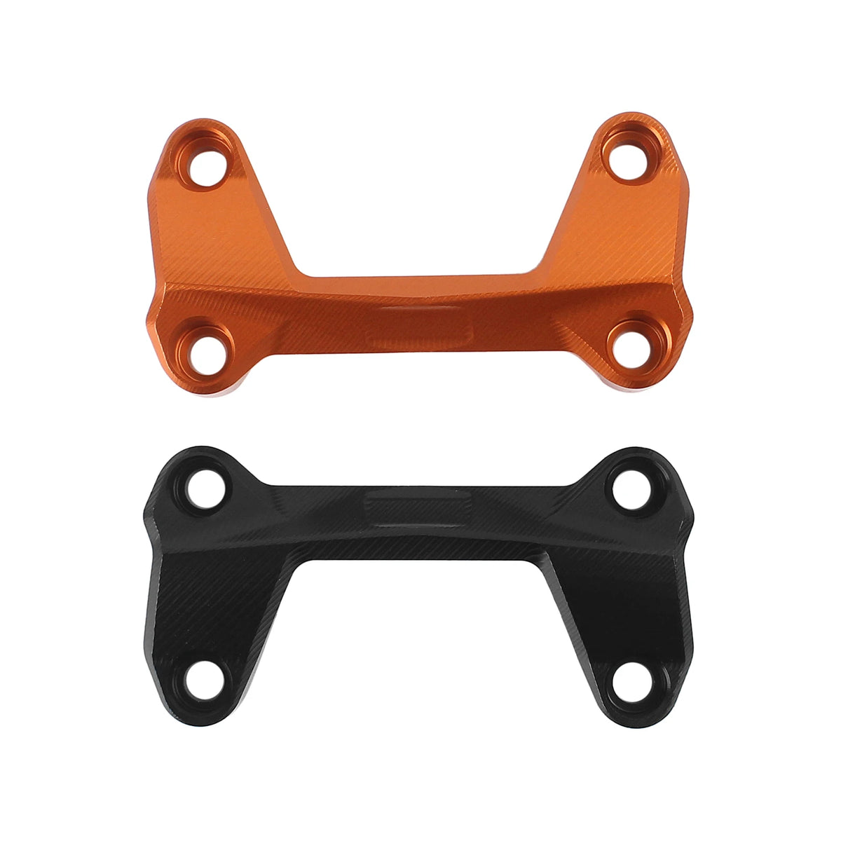 Black/Orange Handlebar Risers Clamp For KTM Duke 125 200 250 390 2006-2015 Universal Motorcycle  - Automotive LED Light