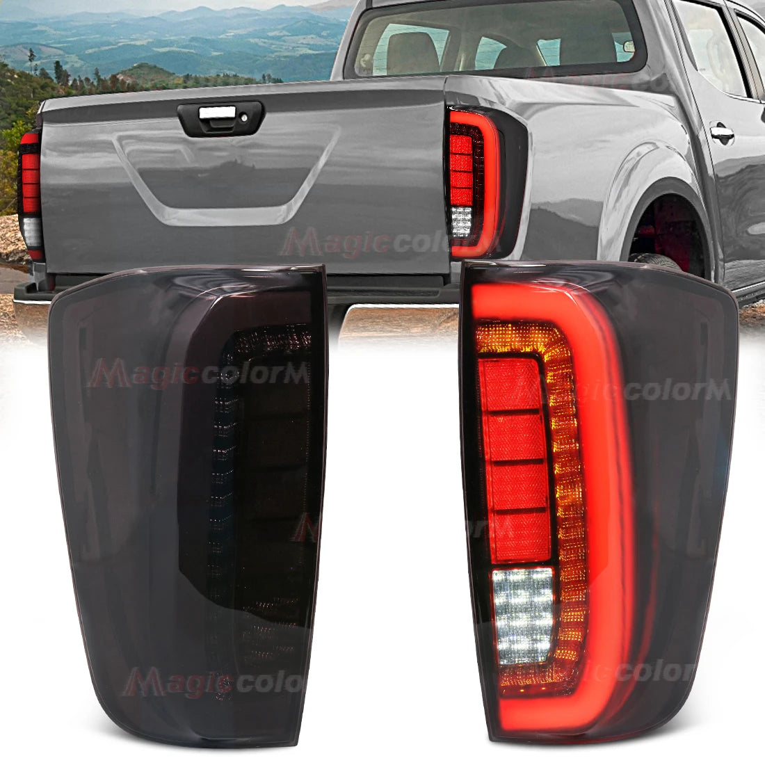 For Nissan Navara NP300 2015 2016 2017 2018 2019 2020 2021 2022 2023 LED Tail Lamps Turn S | AUTOKITSHOP