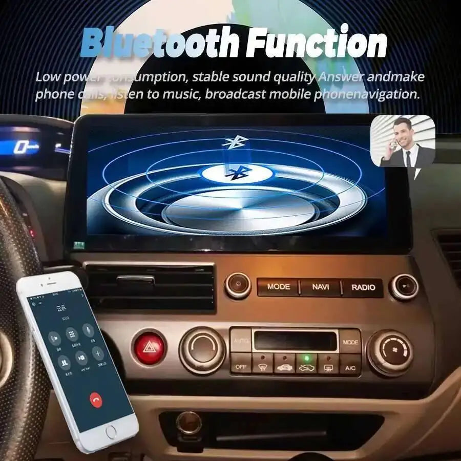 12.3inch Android 15 Car Radio For Honda Civic 2005-2012 Multimedia Video Player 4G Carplay | AUTOKITSHOP
