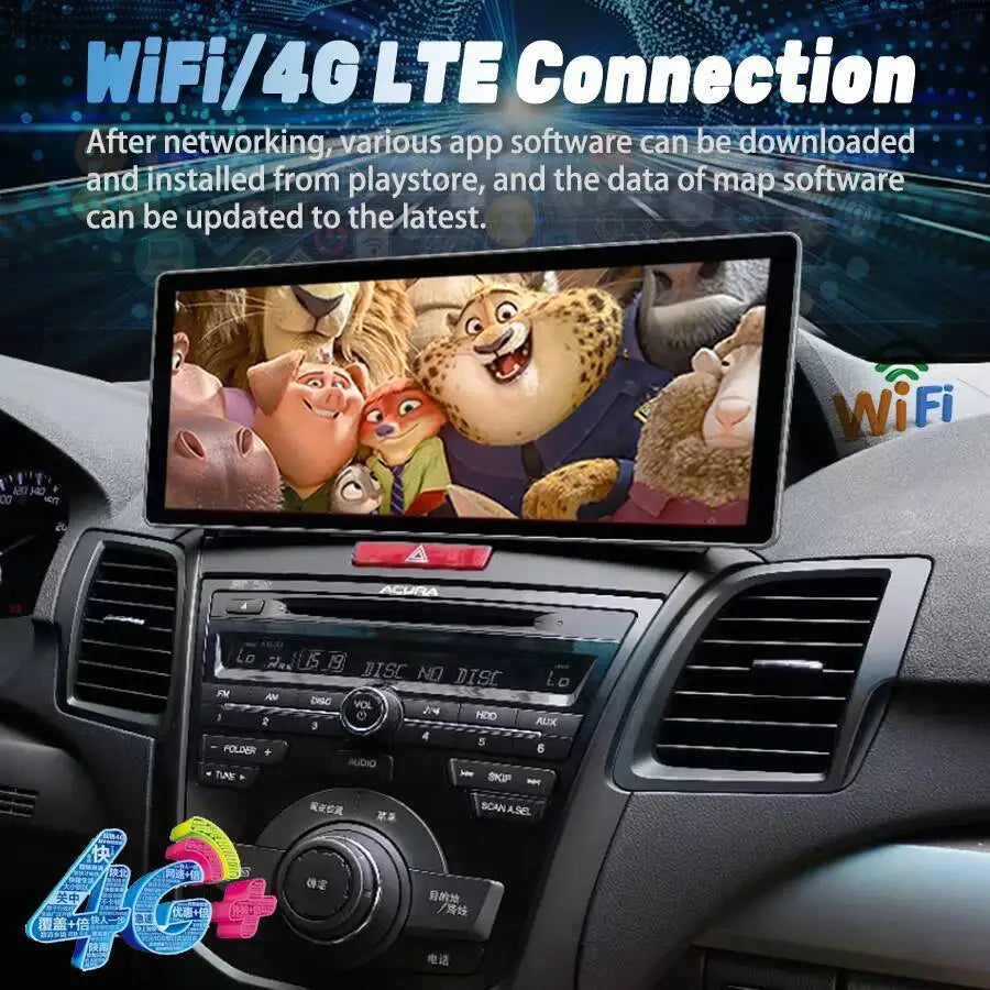 12.3inch Android15 Qled Screen For Acura RDX Car Radio Multimedia Video Player Stereo Wire | AUTOKITSHOP