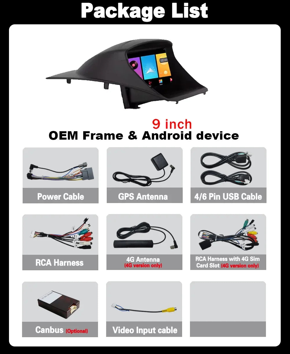 Android 16 Car Radio For Ford Fiesta MK6 MK7 2008 - 2019 GPS Navigation Android Auto Carpl