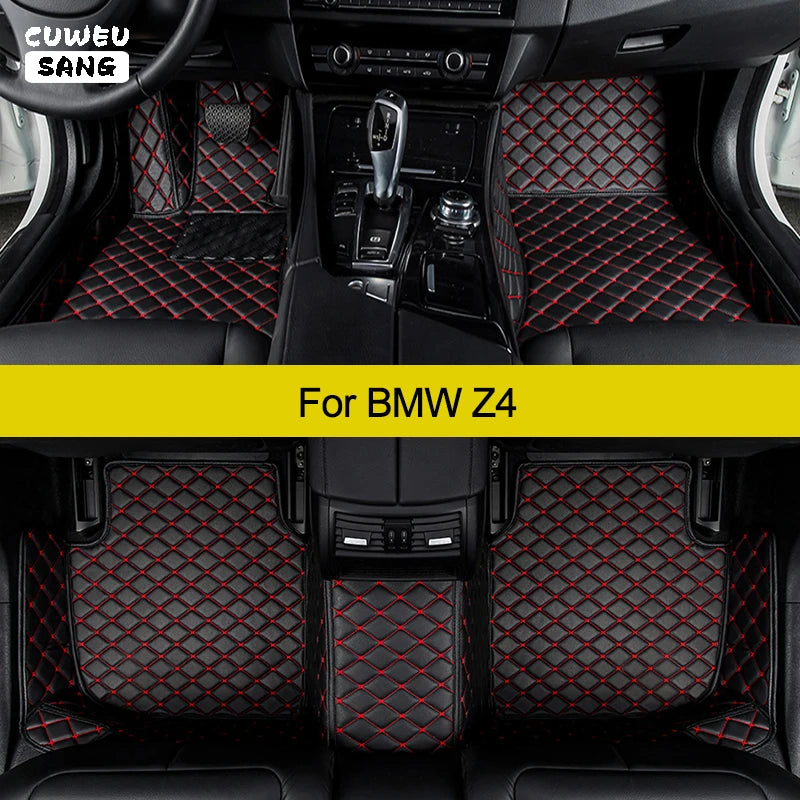 CUWEUSANG Custom Car Floor Mats For BMW Z4 E85 E86 E89 G29 Auto Carpets Foot Coche Accesso | AUTOKITSHOP